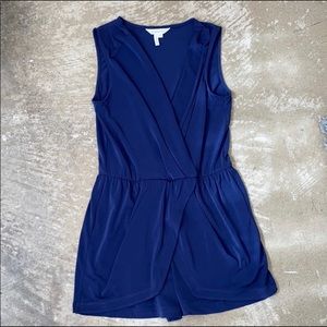 BCBG Blue Purple short romper